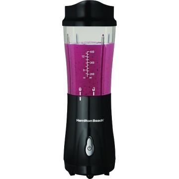Hamilton Beach 14 Oz. Black Personal Blender with Travel Lid