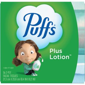 Puffs Plus Lotion Facial Tissus 1 Mega Cube (72-Count)