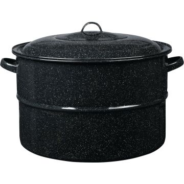 GraniteWare 33 Qt. Black Canner With Jar Rack