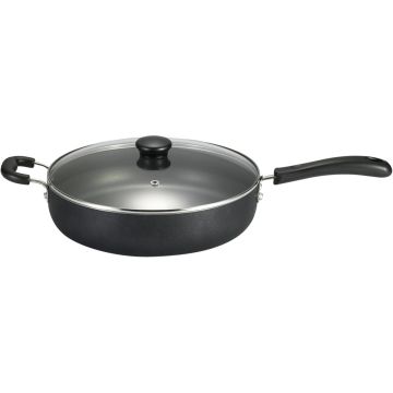T-Fal Essentials 5 Qt. Black Non-Stick Jumbo Cooker with Lid
