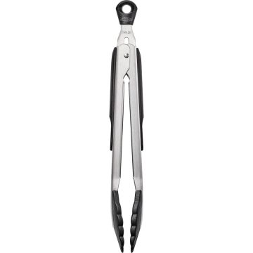 OXO Good Grips 9 In. Stainless Steel Locking Tongs with Nylon Heads