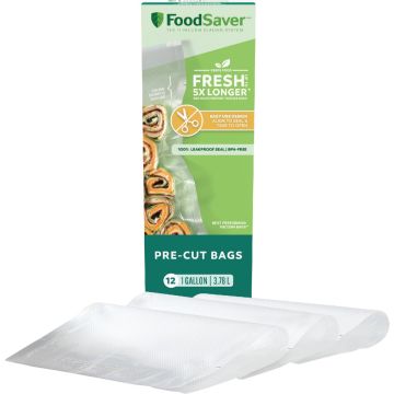 FoodSaver 1 Gal. Pre-Cut Bag (12-Ct.)