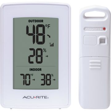 Acurite Digital Indoor & Outdoor Thermometer With Temperature & Humidity