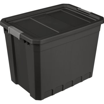 Sterilite 27 Gal./102L Black Stacker Storage Tote