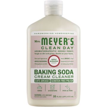 Mrs. Meyer's Clean Day 16 Oz. Apple Blossom Scent Baking Soda Cream Cleaner