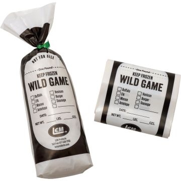 LEM 2 Lb. Wild Game Bags (25-Count)