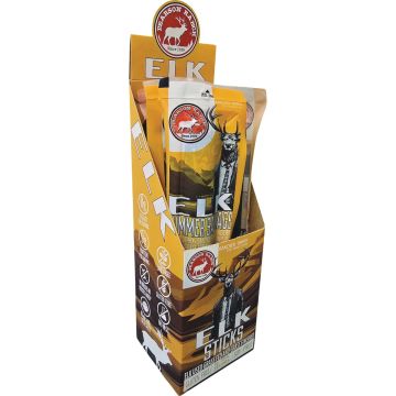 Pearson Ranch Jerky 7 Oz. Elk Summer Sausage Display (4 Packs)