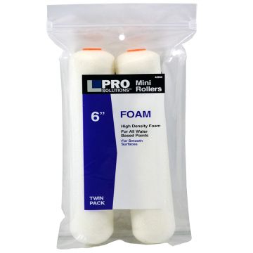 6" Pro Soltns Foam Mini 2/Pk