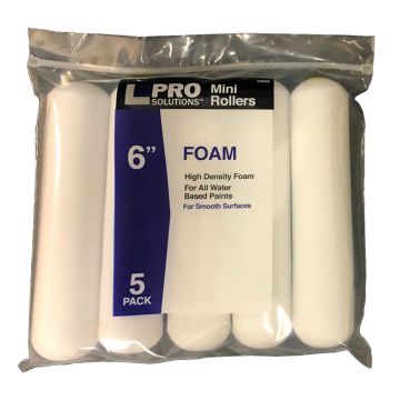 6" Pro Soltns Foam Mini 5/Pk