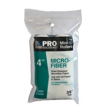 4" Pro Sol Mfibr Mini 3/8" 2pk