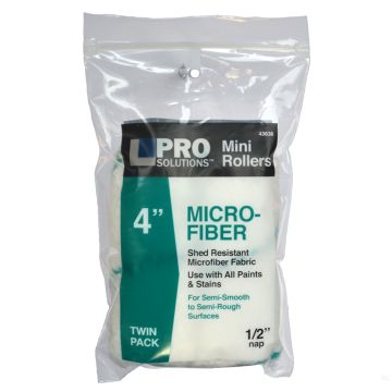 4" Pro Sol Mfibr Mini 1/2" 2pk