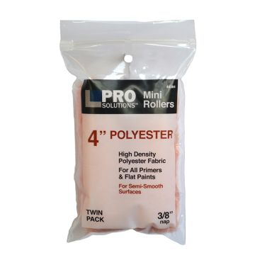 4" Pro Sol Mfibr Mini 3/8" 2pk