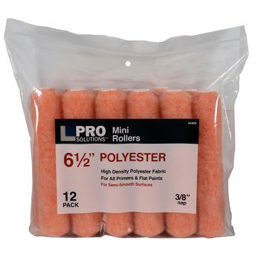 6 1/2" Mini Rollers-3/8" - 12 Pk
