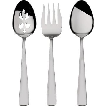 Pfaltzgraff Danford 18.0 Stainless Steel Serving Set (3-Piece)