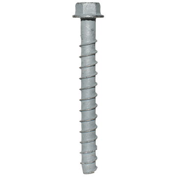 Image of Simpson Strong-Tie THD37400HMG Titen HD® 3/8 in. x 4 in. Mechanically Galvanized Heavy-Duty Screw Anchor (50-Qty)