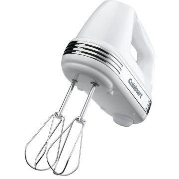 Cuisinart Power Advantage 5-Speed White Hand Mixer