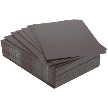 8" X 12" Brown/Black Metal Flashing Shingle 50 pack