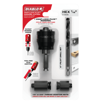 Diablo Tool 7/16" Snap-Lock Plus™ Mandrel System