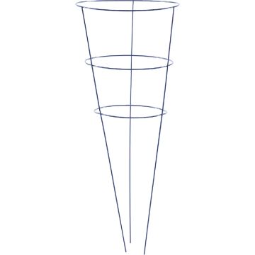 Panacea 42 In. Blue Powder Coat Galvanized Welded Wire Tomato Cage