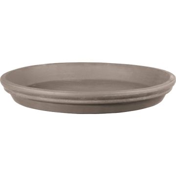 Deroma 4.3 In. Grafite Clay Standard Saucer