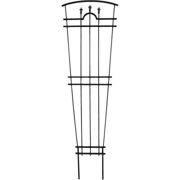 Best Garden Steel Fan Black Trellis