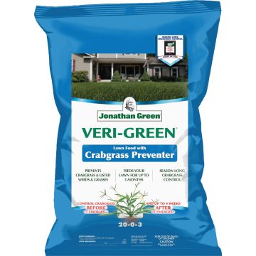 Jonathan Green Veri-Green 45 Lb. 15,000 Sq. Ft. 22-0-3 Lawn Fertilizer with Crabgrass Preventer