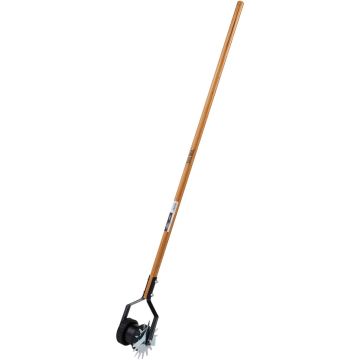 Do it Best 48 In. Wood Handle Dual-Wheel Rotary Edger