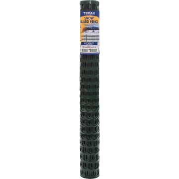 Tenax Sno-Guard 4 Ft. H. x 50 Ft. L. Polyethylene Snow Safety Fence, Green