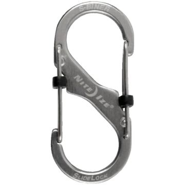 Nite Ize S-Biner Size 2 10 Lb.Capacity Stainless Steel S-Clip Key Ring