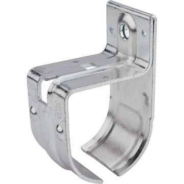 National Hardware Zinc-Plated Single Round Rail Barn Door Bracket