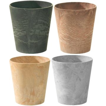 Novelty StoneArt 5 in. Neutral Cache Planter (Assorted Colors)