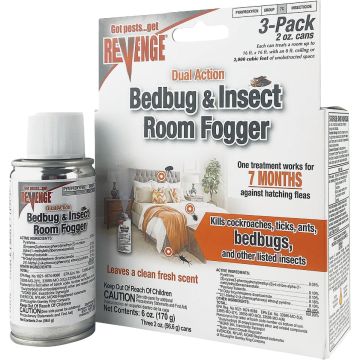 REVENGE 2 Oz. Dual Action Bedbug Indoor Insect Fogger (3-Pack)