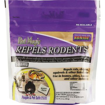 Bonide Rat Magic Granular Rodent Repellent Scent Packs (8-Pack)
