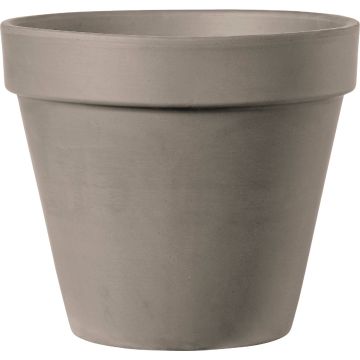 Deroma 2.8 In. Grafite Clay Standard Planter