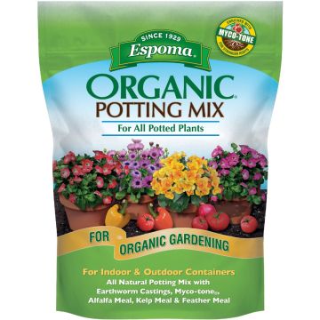 Espoma Organic 4 Qt. 3-1/2 Lb. Indoor & Outdoor Container Plant Potting Soil Mix