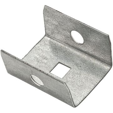 National Hardware Galvanized Box Rail Steel Barn Door Rail End Cap