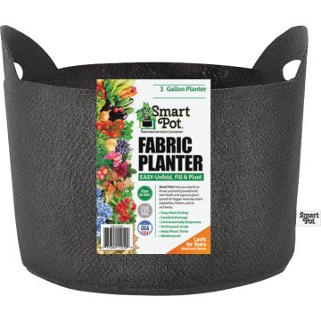 Smart Pot 3 Gal. Black Fabric Multi Purpose Grow Bag