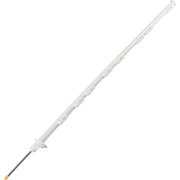 Dare Step-In 48 In. White Electric Fence Poly Post