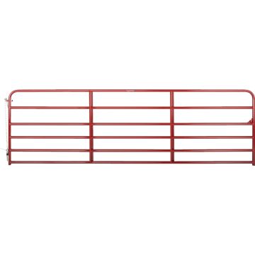 Tarter 50 In. H. x 14 Ft. L. x 1-3/4 In. Tube Diameter Red Economy Tube Gate
