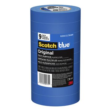 3m Blue Mask Tape .94" 9 Pack