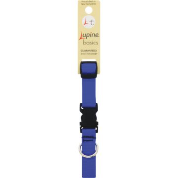 Lupine 3/4 In. Traditional Solid Blue 9 to 14 In. Adjustable Collar