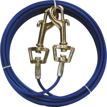 Boss Pet Guardian Gear Medium Dog Swivel Snap Dog Tie-Out, 10 Ft.