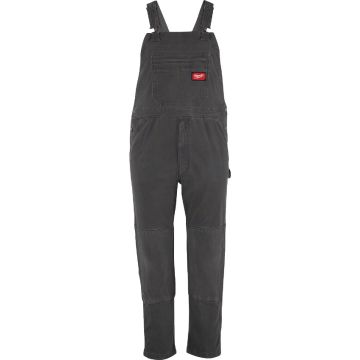 Milwaukee FREEFLEX Men's 30x30 Gray Unlined Bib Overalls