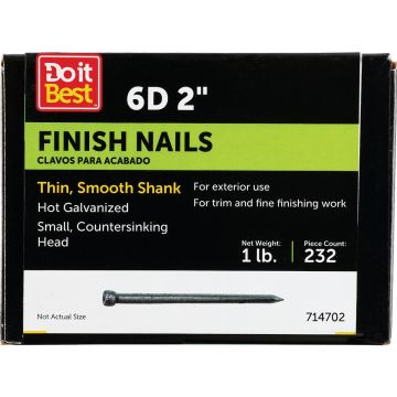 Do it 6d x 2 In. Hot Galvanized Finishing Nails (288 Ct., 1 Lb.)