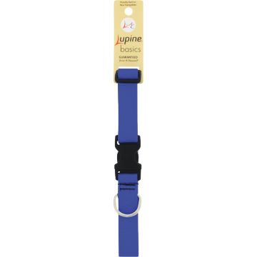 Lupine 1 In. Traditional Solid Blue 12 to 20 In. Adjustable Collar
