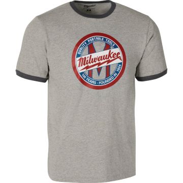 Milwaukee 100th Anniversary Medium Gray Work Shirt