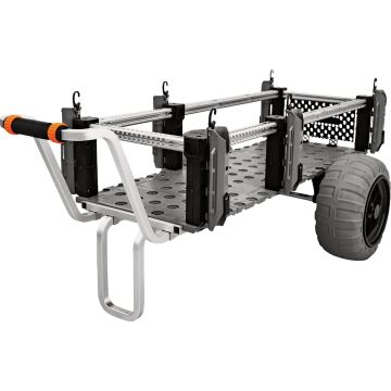 YakAttack SandRig 20 In. x 54 In. Surf Cart with 16 In. Balloon Tires