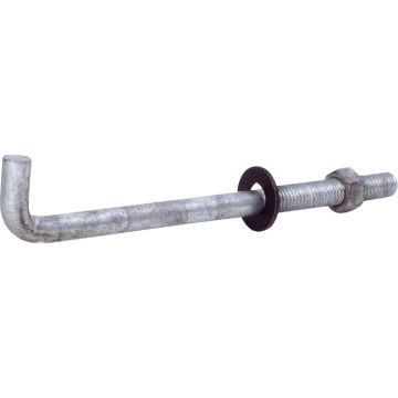 Grip-Rite 1/2 In. x 8 In. Bright Anchor Bolt with Round Washer (50 Ct.)