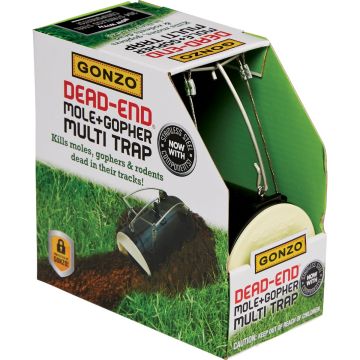 Gonzo Dead End Tube Mole & Gopher Trap