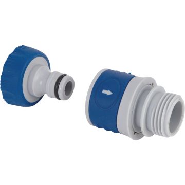 Best Garden 1 Male, 1 Female Poly Faucet Quick Connect Connector Set